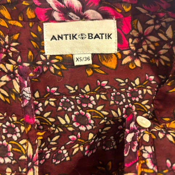 Anthropologie Florile Cotton Avrile Blouse XS NWOT - Picture 12 of 13